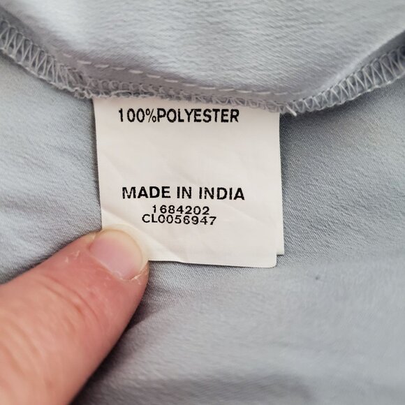 eShakti Women Colorful Owl Wrap Maxi Dress Size L Short Sleeve V Neck Whimsy - Picture 6 of 10